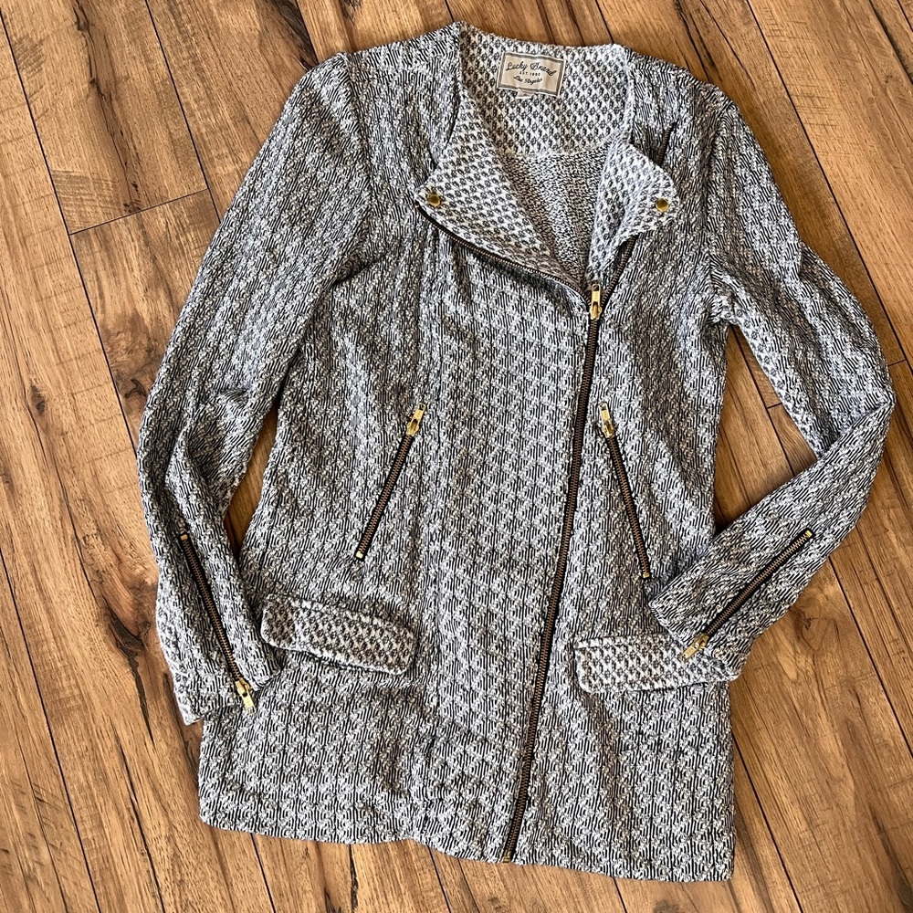32. Lucky Brand size small moto style jacket
